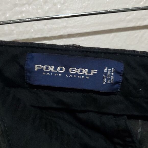 Vintage Polo Golf Buckle Back Pleated Pants with Windowpane Plaid Size 40x30 - Picture 10 of 15